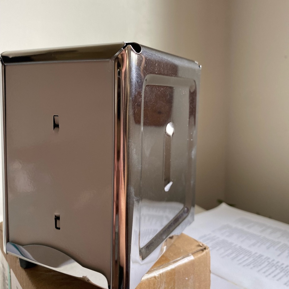 tissue napkin holder modern new in box